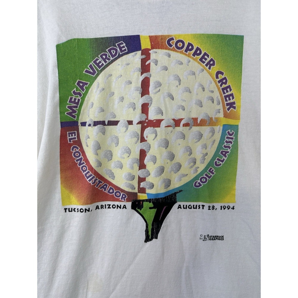 VTG 90s LEE T Shirt Adult XL Mesa Verde Copper Creek Golf Classic Tuscon 1994